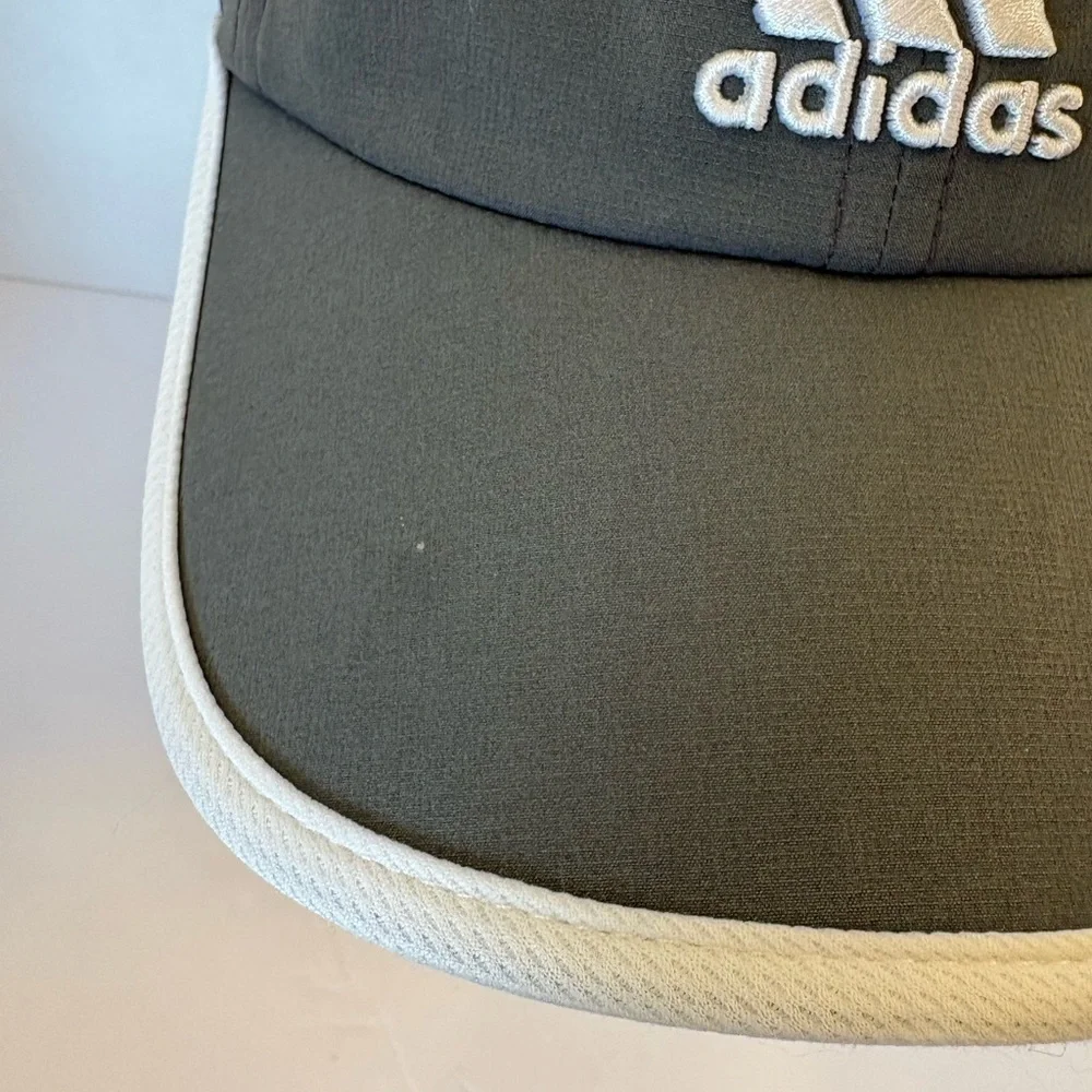Adidas dark gray aero ready hat cap